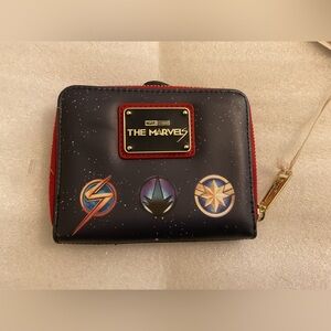 Loungefly x Marvel Studios The Marvels Zip Around Wallet NWT Limited Release